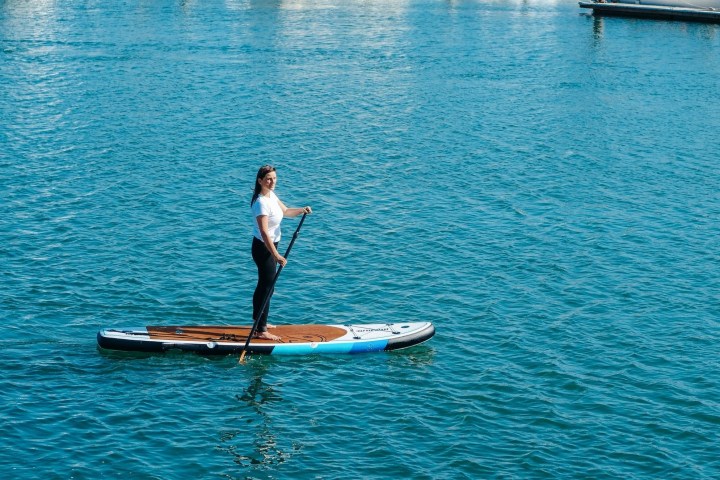 a small boat in a body of water